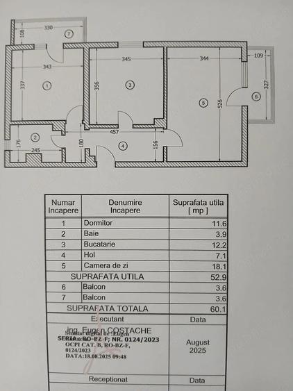 Apartament cu 2 camere decomandat în Dorobanți 1