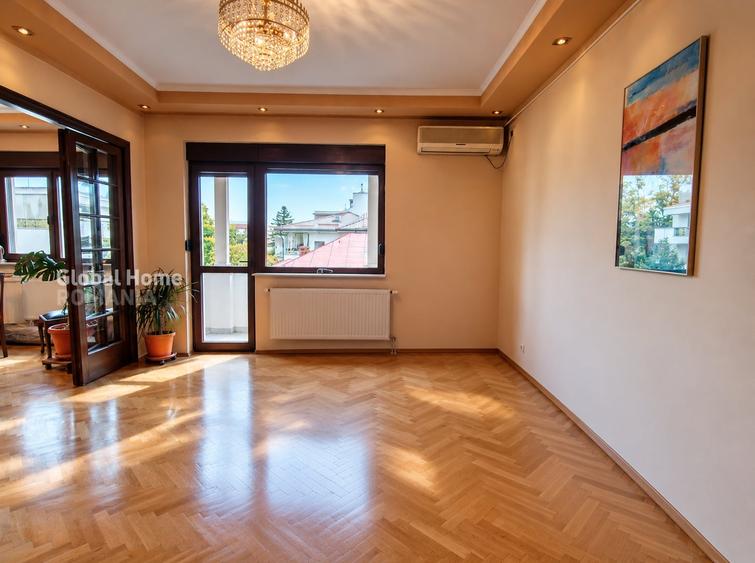 Apartament cu 5 camere semidecomandat, mobilat în Domenii