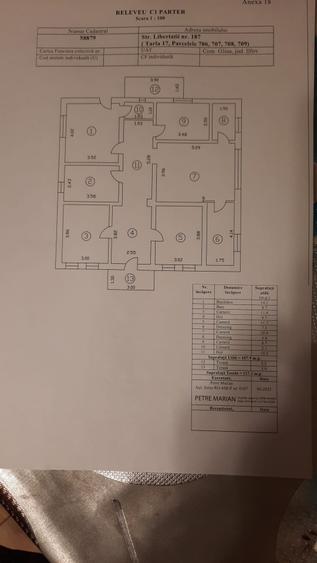 Casă individuală cu 6 camere cu Teren 1359 Mp în Glina