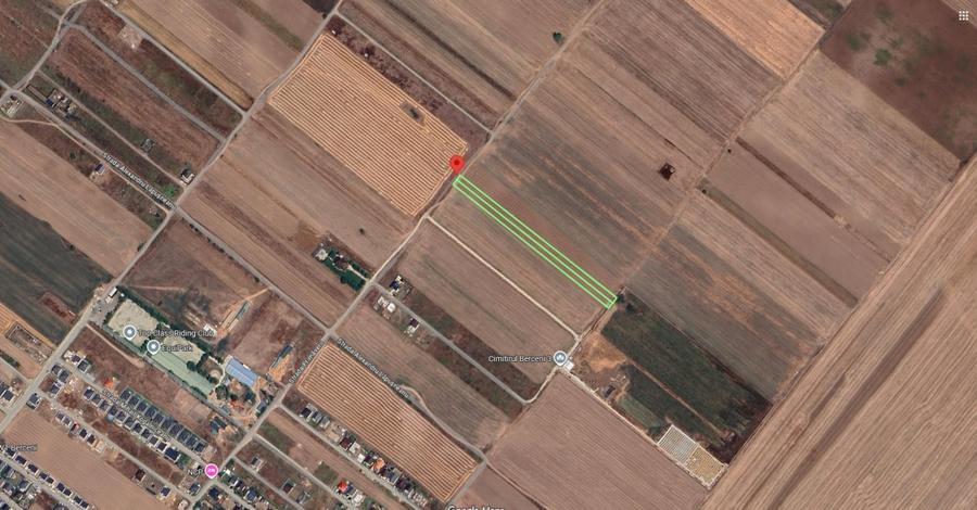 Teren agricol extravilan de 1660 mp, în Berceni