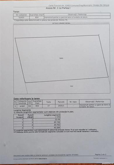 Teren de 1750 mp, în Voiniceni