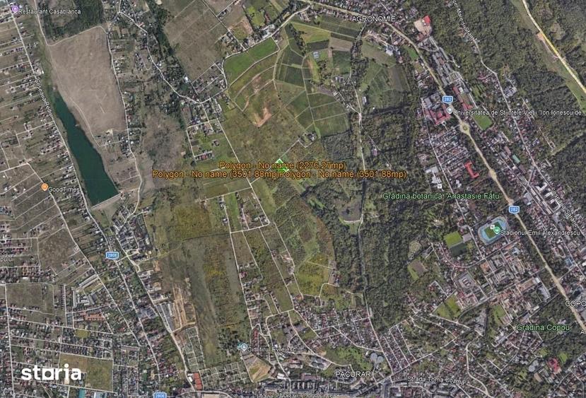 Teren de 3500 mp, în Viticultori