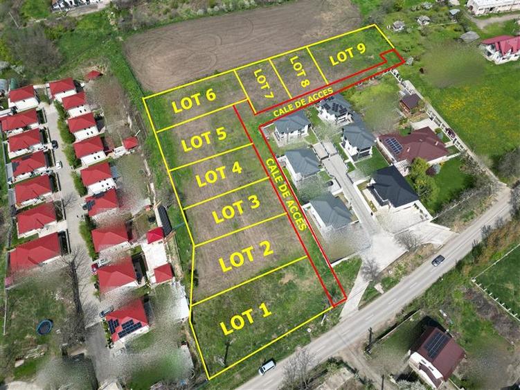 Teren Construcții intravilan de 671 mp, în Aeroport