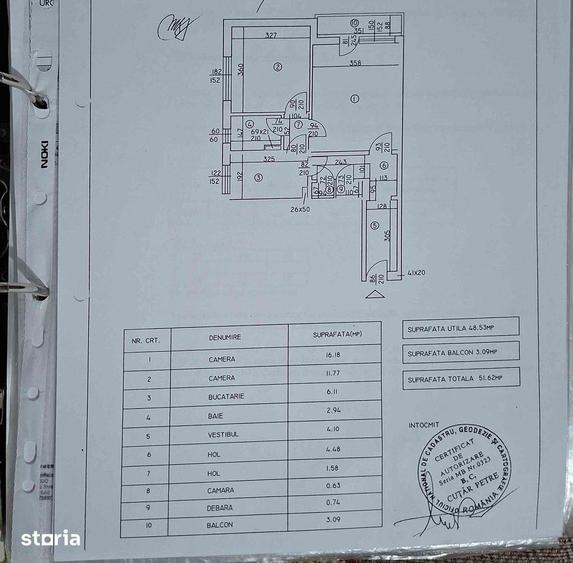 Apartament cu 2 camere decomandat, mobilat în Drumul Taberei
