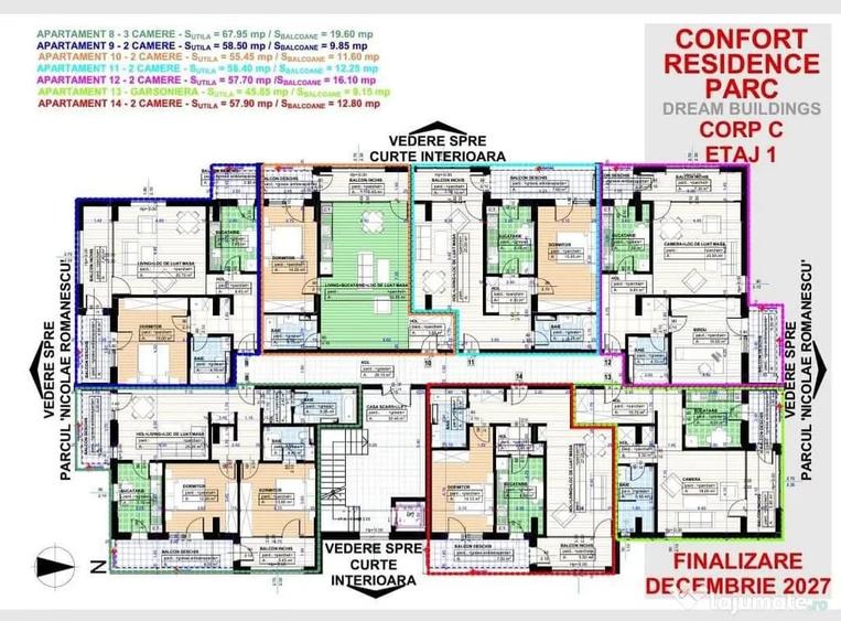 Confort Residence - Parc Romanescu - 13