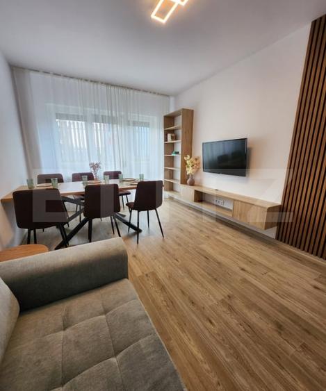 Apartament NOU, 2 camere, dressing, 55 mp, parcare, zona Terra - 2