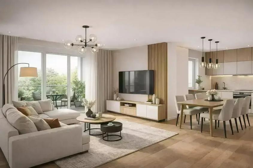 Apartament cu 4 camere semidecomandat în Unirii