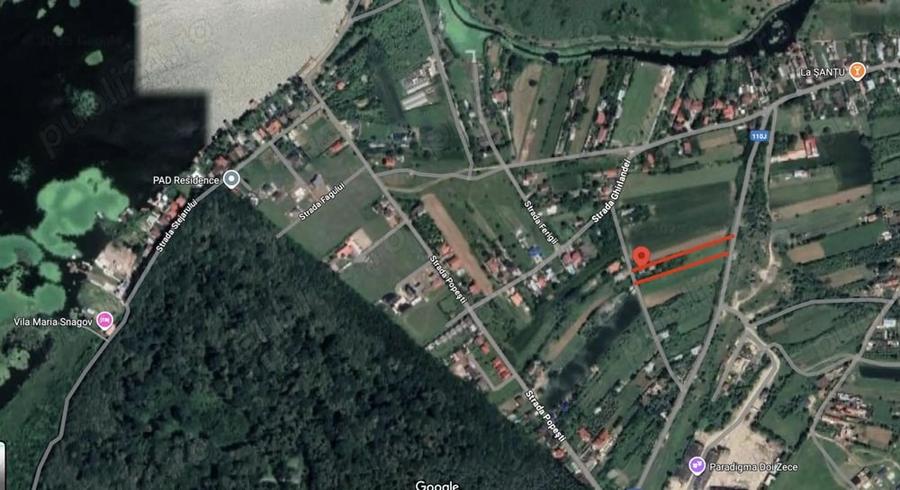 Teren de 2500 mp, în Șanțu-Florești