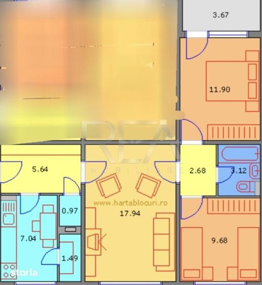 Apartament cu 3 camere decomandat în Drumul Taberei — fotografia 3