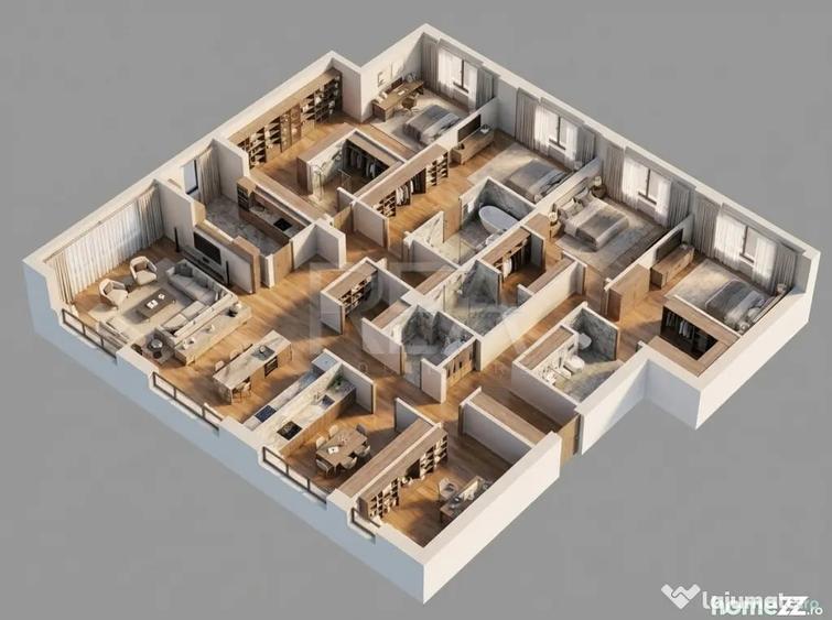 Apartament cu 6 camere decomandat în Ferdinand
