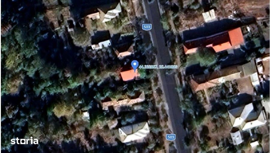 Casă cu 2 camere cu Teren 837 Mp în Blejești