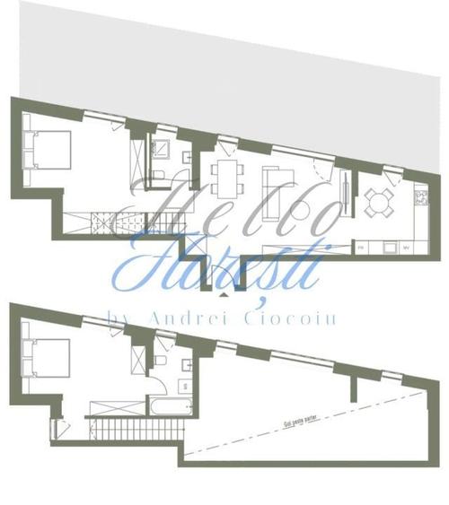Apartament 3 camere 91.2 mp si terasa 71.4 mp in Hexagon - 1