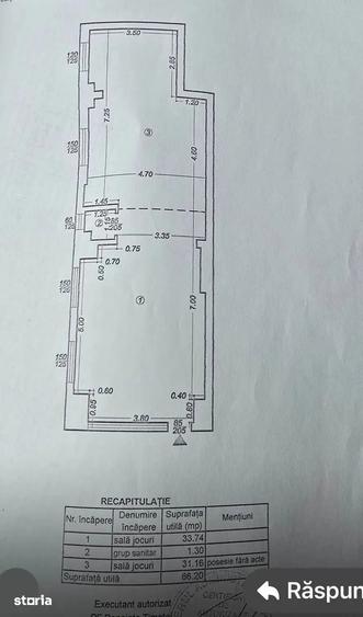 Spațiu comercial, de 67 mp, în Păcurari