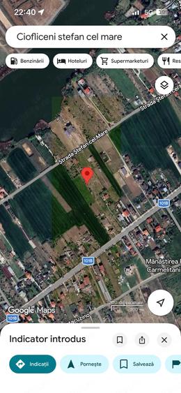 Teren de 630 mp, în Ciofliceni