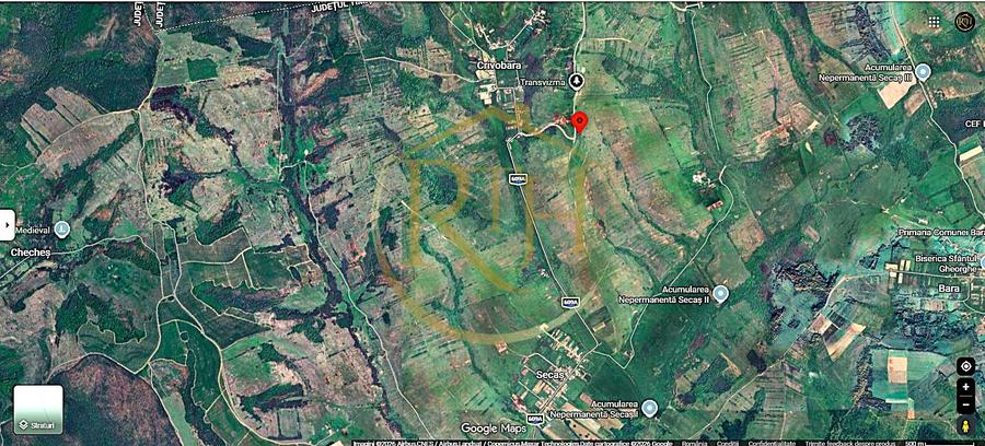 Teren agricol extravilan de 25000 mp, în Secaș