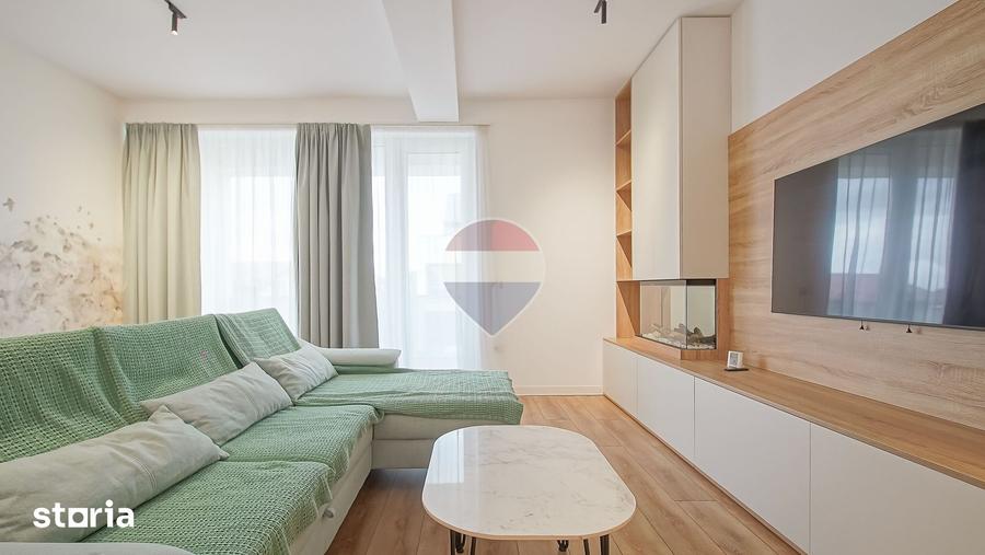 Apartament elegant de inchiriat, 3 camere, 2 bai ?i parcare UNO Brasov - 1