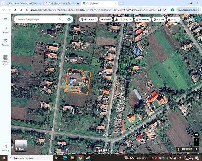 Teren de 3225 mp, în Cenad