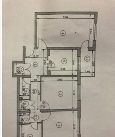 Apartament cu 3 camere decomandat în Chișinau