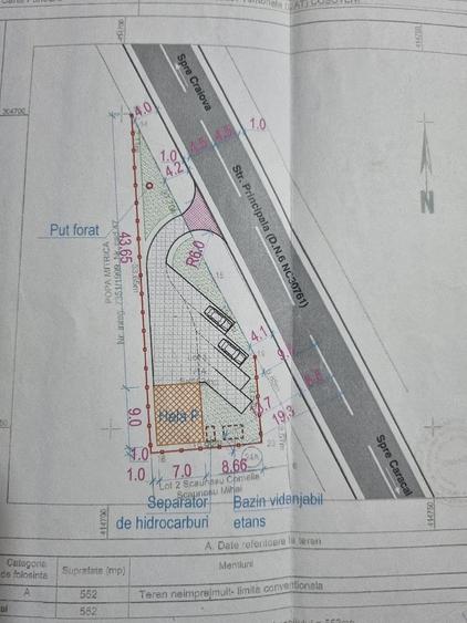 Teren de 552 mp, în Coșoveni