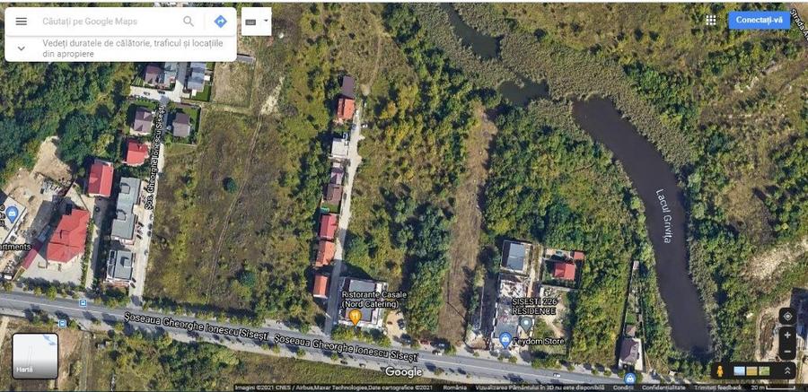Teren de 1419 mp, în Băneasa