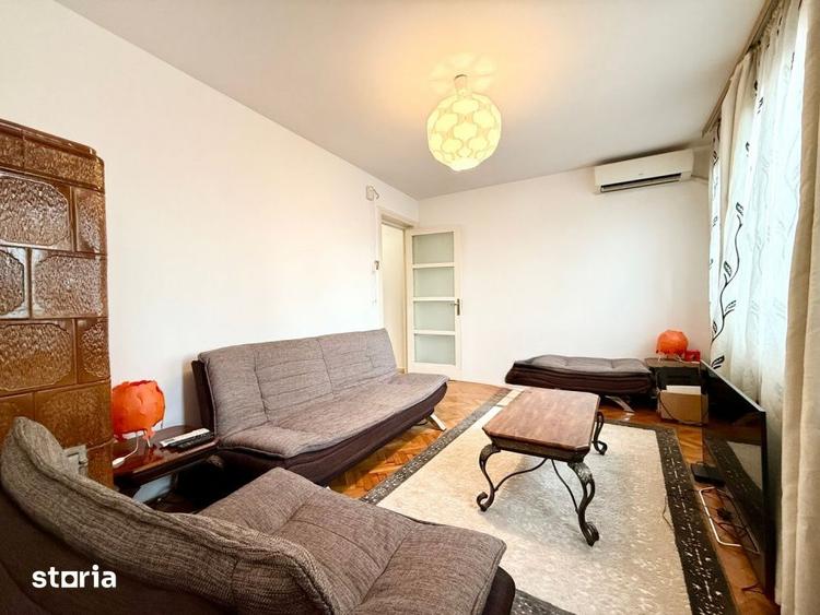 Apartament cu 2 camere decomandat, mobilat în Dorobanți