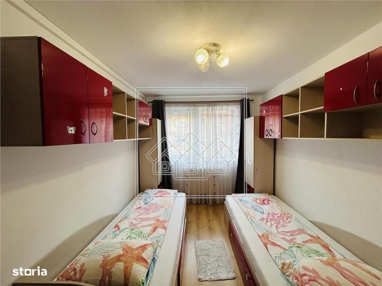 Apartament mobilat si utilat, 3 camere, balcon, zona Rahova - 14