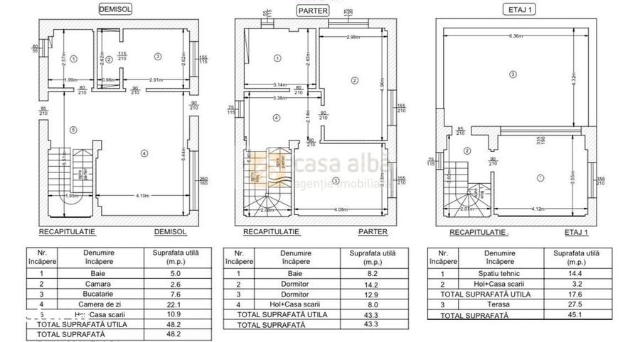 Casă cu 3 camere cu Teren 130 Mp în Valea Lupului