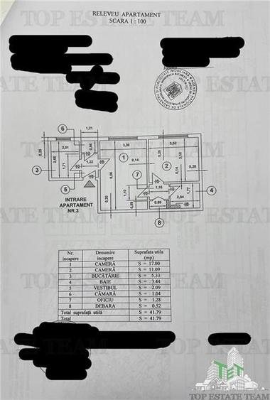 Apartament cu 2 camere semidecomandat, mobilat în 1 Mai