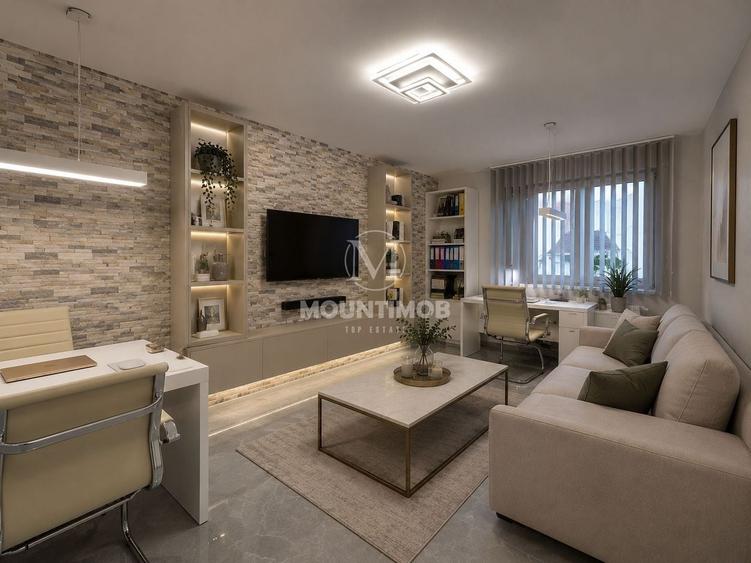 Apartament  modern cu 2 camere , cu dublă utilizare|Tractorul - 12
