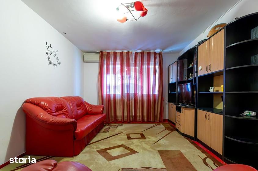 Apartament cu 2 camere semidecomandat, mobilat în Zimbru