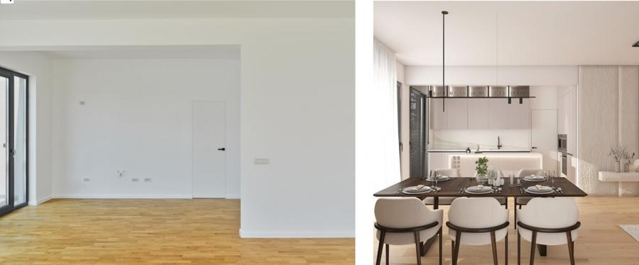 Casă individuală cu 5 camere cu Teren 350 Mp în Tunari