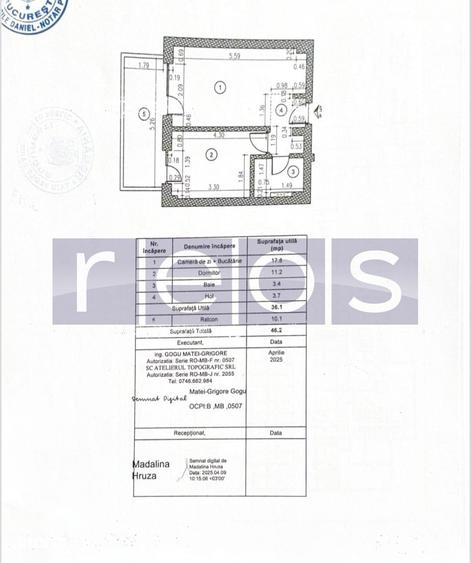 STUDIO PREMIUM | PRIMA VISTA | TERASA 10 MP | ETAJ 8/10 | MOBILAT SI U - 6