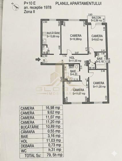 Apartament cu 4 camere decomandat în Mănăștur