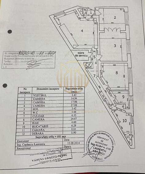Apartament cu 4 camere decomandat în Unirii