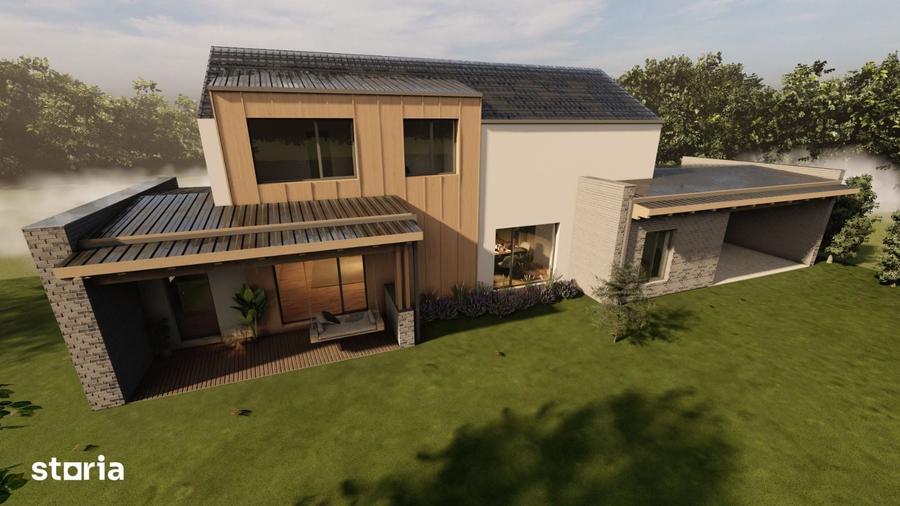Casă cu 5 camere cu Teren 1100 Mp în Ciurila