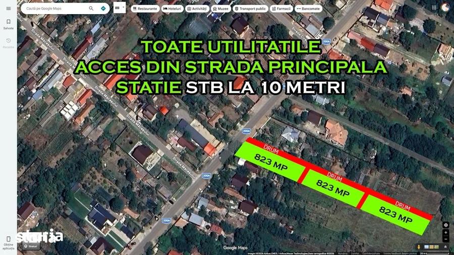 Teren de 2500 mp, în Petrăchioaia