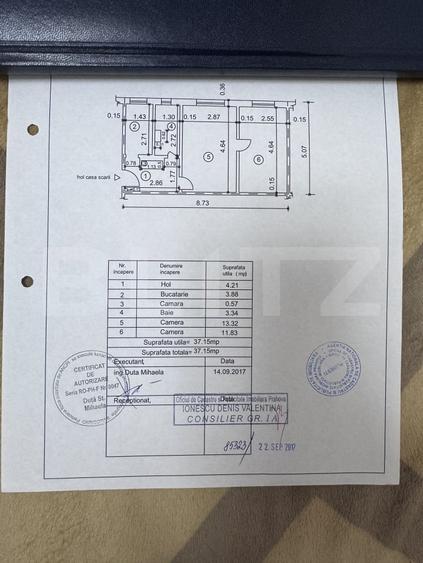Apartament cu 2 camere semidecomandat, mobilat în Malu Roșu