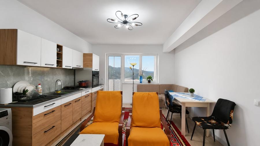 Apartament cu 2 camere semidecomandat, mobilat în Florești