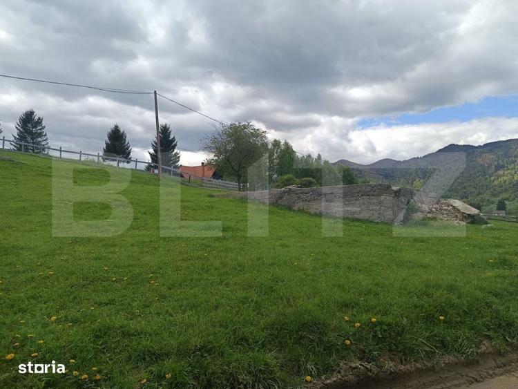 Teren cu fundatie de cabana, intabulat, 1.093 mp Satul Pestera, co - 19