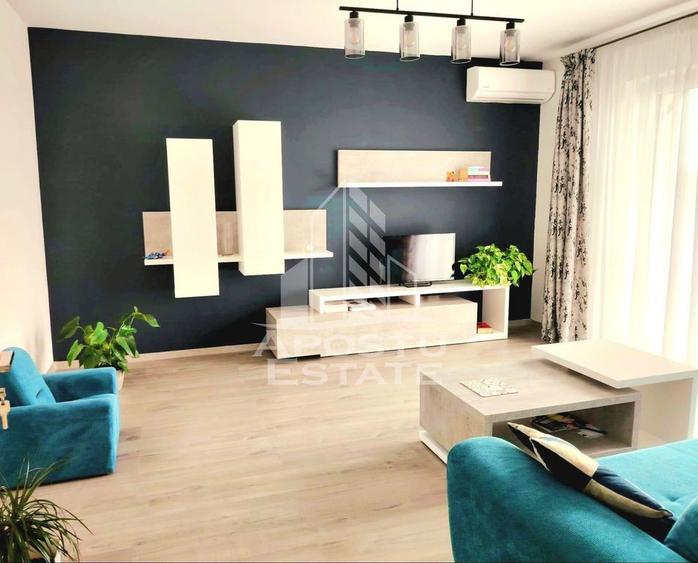 Apartament cu 2 camere decomandat, mobilat în Boul Roșu