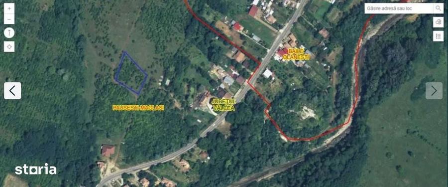 Teren de 2300 mp, în Păușești