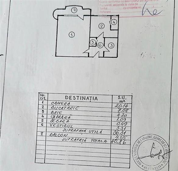Garsonieră decomandată în Timpuri Noi