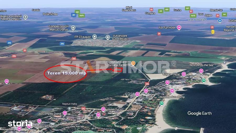 Teren ideal investitie litoral zona statiunii Olimp - 1