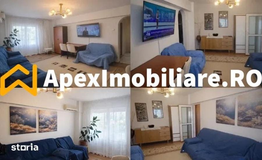 Apartament cu 3 camere semidecomandat, mobilat în 13 Septembrie