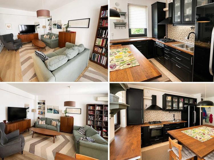 Apartament cu 4 camere semidecomandat în Central