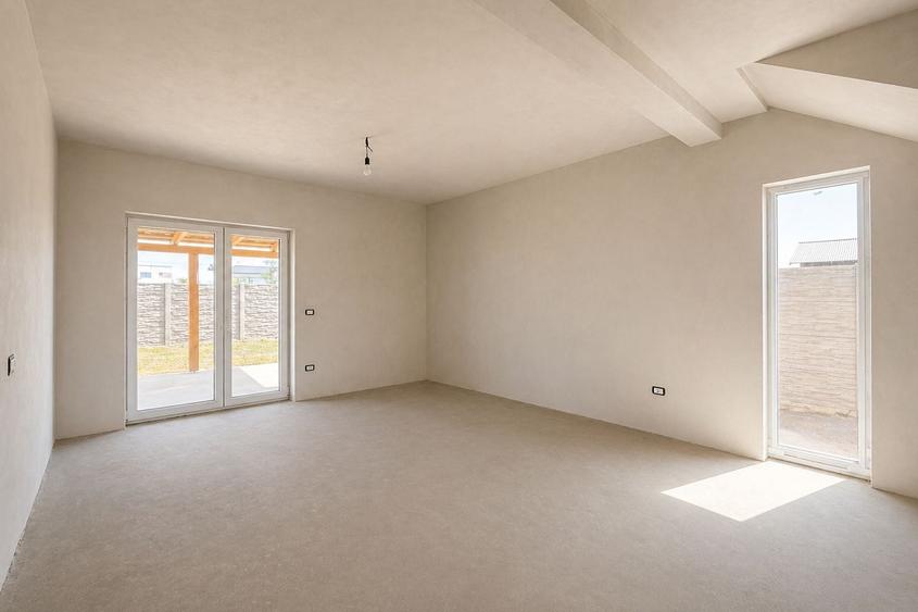 Duplex cu 4 camere cu Canalizare în Giroc