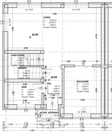 Casă cu 3 camere cu Teren 472 Mp în Veterani