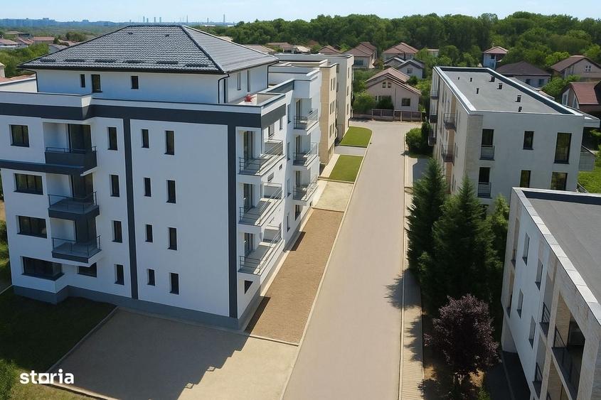 Apartament cu 2 camere decomandat în Chiajna