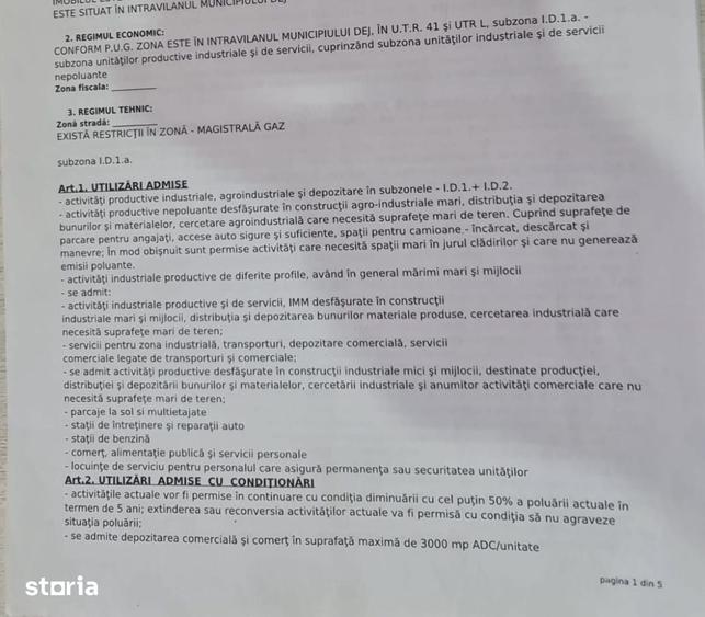 Teren de 5800 mp, în Central