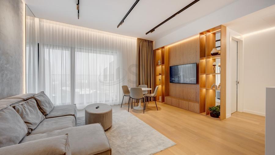 Apartament cu 2 camere semidecomandat, mobilat în Barbu Văcărescu